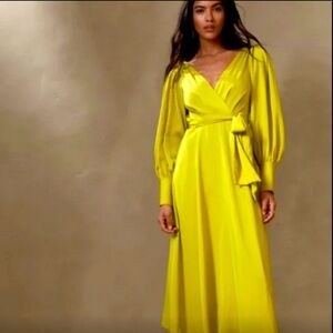 NWT Banana Republic faux wrap dress